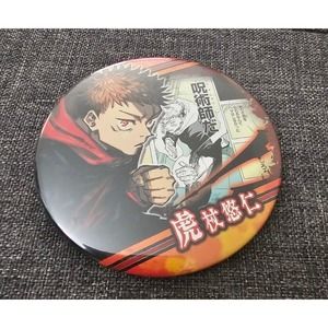 Yuji Itadori Can Badge Pin Art Anime Manga Jujutsu Kaisen
